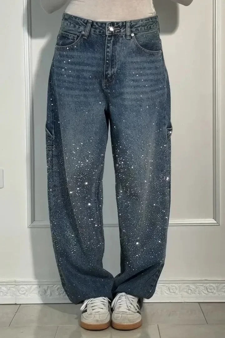 Calypso | Detaljert oversized jeans