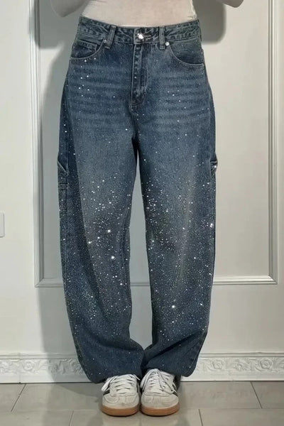 Calypso | Detaljert oversized jeans