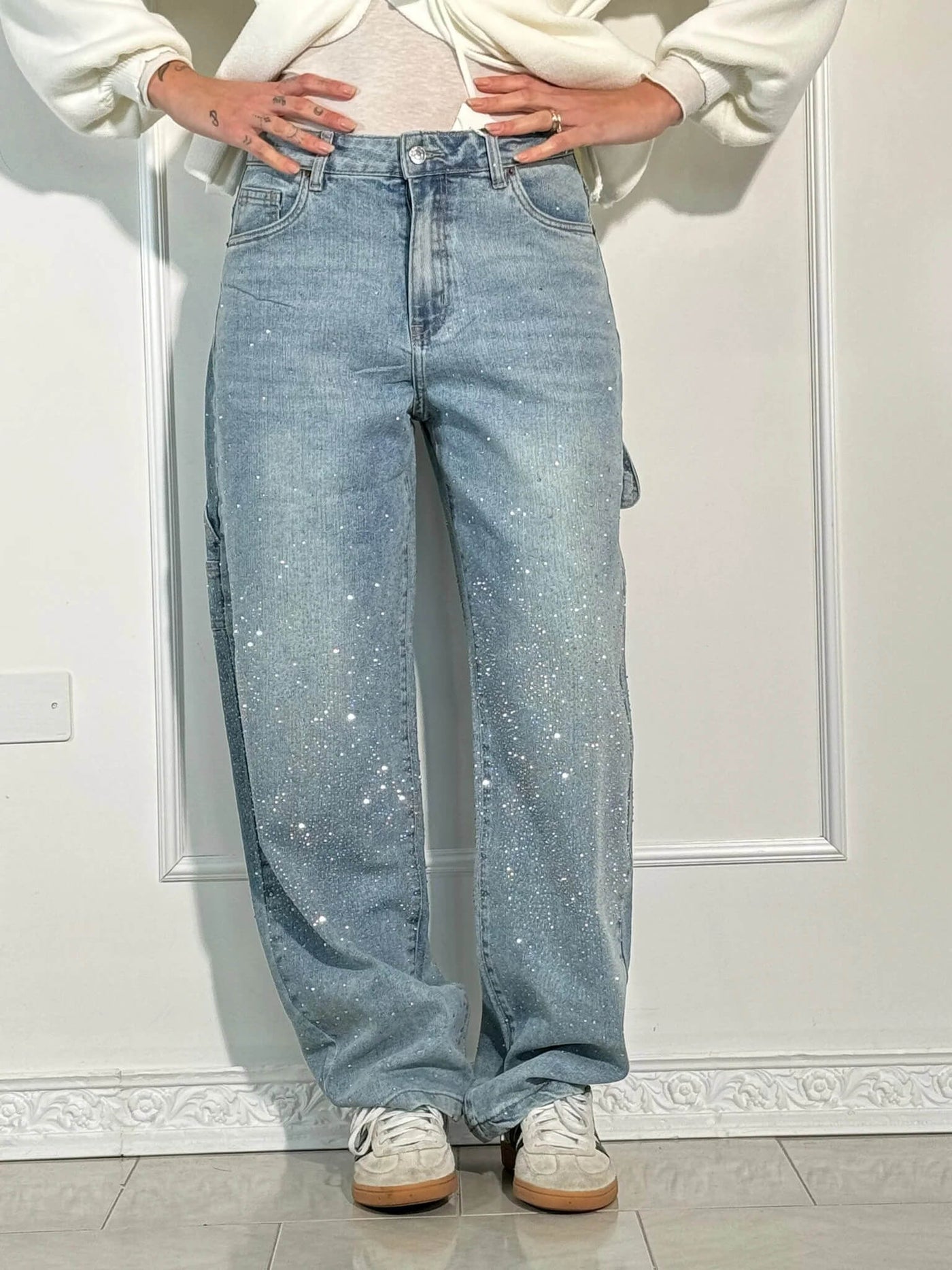 Calypso | Detaljert oversized jeans