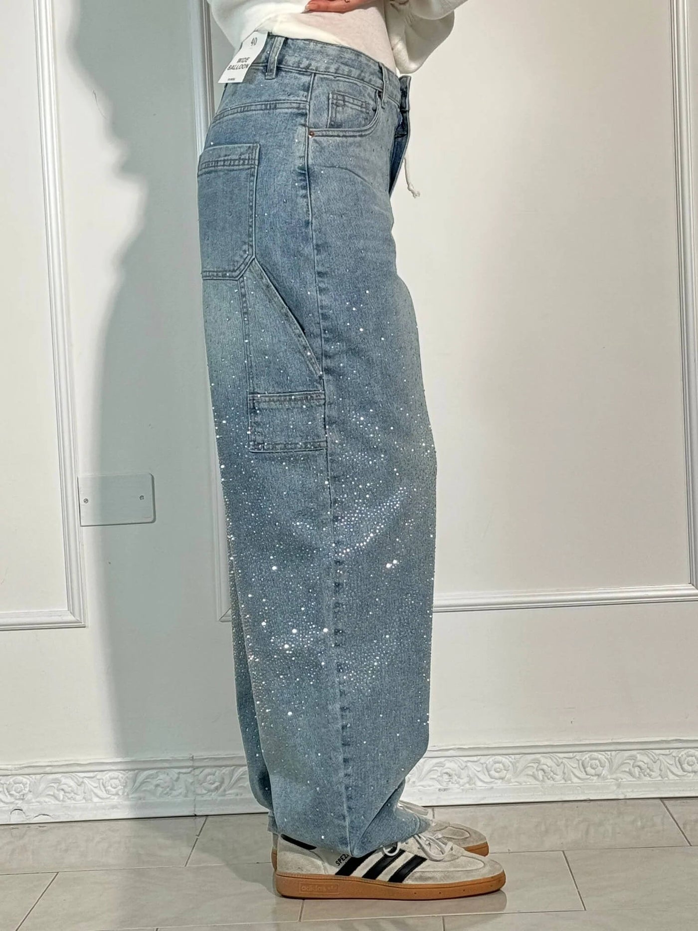 Calypso | Detaljert oversized jeans