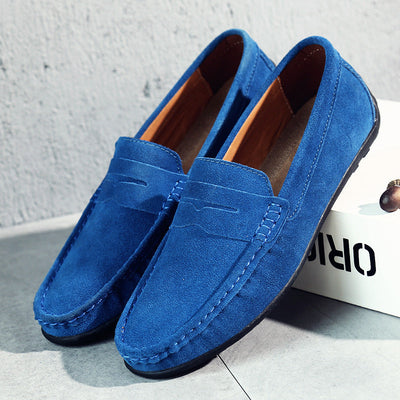 Retro semsket herre Loafers