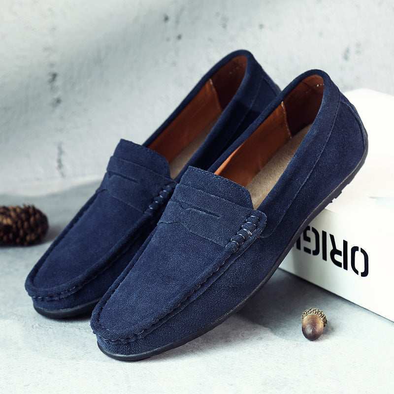 Retro semsket herre Loafers
