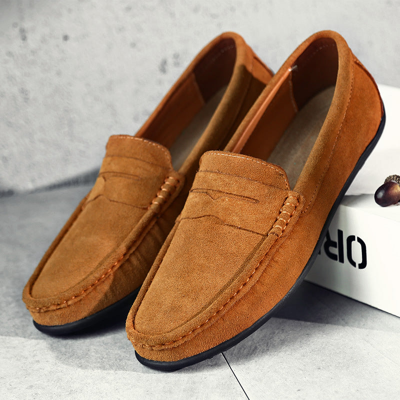 Retro semsket herre Loafers