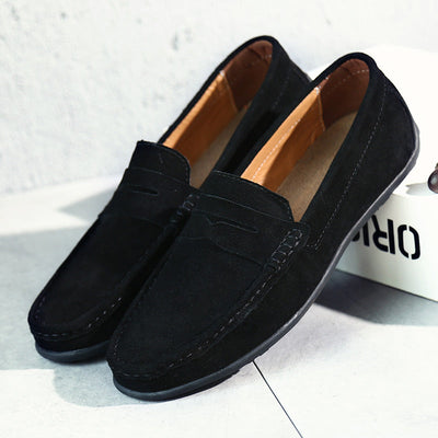 Retro semsket herre Loafers