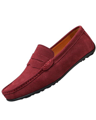 Retro semsket herre Loafers